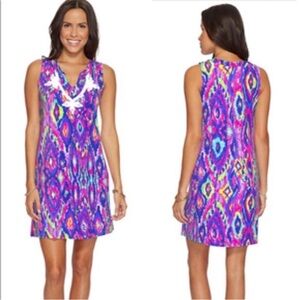 Lilly Pulitzer Gemma Luminescent French Terry Swing Dress